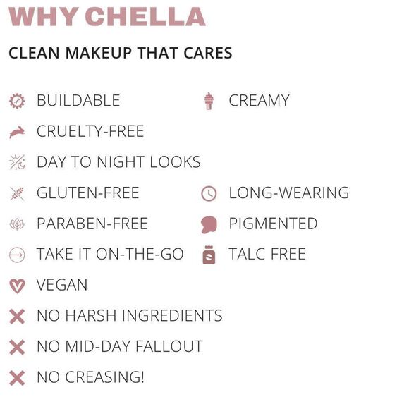 ❣️5/$50 Chella + VelaBeauty Mini Blushing Rose Eyeshadow Palette~Travel Size - Picture 10 of 11